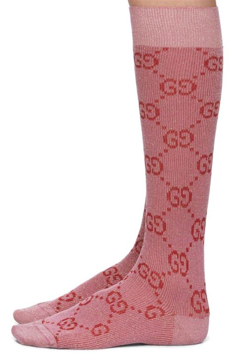 gucci logo gg socks ivory|farfetch Gucci socks pink.